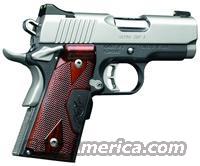 Kimber 3200240 Ultra CDP II LG Pistol w/Laser - .45 ACP, 3 in Barrel, Amb. Safety, Aluminum Frame, Satin Silver Slide, 7 Rd SHIPS FREE   Kimber of America Pistols