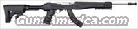 Ruger 10/22 Tactical Rifle w/Flash Suppressor 1296, 22 Long Rifle, 16.5 in, Folding 6-Pos ATI Stock, Stainless Finish  Ruger Rifles > 10-22