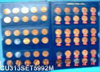Coins US Lincoln Cents 1959-1992 Lacks 15 all XF/AU   Coins