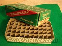 Ammo: Vintage Box & Brass Remington Targetmaster 5 period brass VG-Exc  Collectible Cartridges