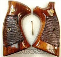 Grips S&W K L Square Butt Target Late 1980s Goncalo Alves Excellent Refinish Smith & Wesson   Gun Parts > Grips > Smith & Wesson