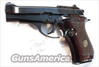 Beretta 380 Model 84 Israeli Police 14 Shot 1987 mfg M84 M-84BBW  Beretta Pistols > Small Caliber Tip Out