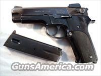 S&W 9mm Model 459 Lightweight Blue Adjustable Sights G-VG 1981 with 2 Original Pre-Ban 14 Shot Smith & Wesson Factory Magazines  Smith & Wesson Pistols - Autos > Alloy Frame