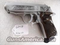Walther .380 PPK/S-1 Factory Engraved 2 Magazines PPKS Stainless 380 Automatic SKU 650782 Variant Near Mint in Box	  Smith & Wesson Pistols - Autos > Steel Frame