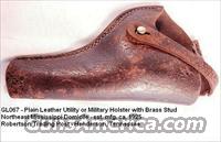Holster 1920s Leather 4 in Revolver Good Cond  Cowboy Action/Western