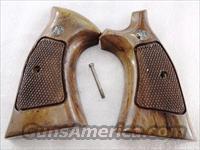 Grips S&W K L Square Butt Target 1992 Goncalo Alves Very Good Smith & Wesson   Gun Parts > Grips > Smith & Wesson