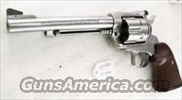 Ruger .357 Magnum Blackhawk 6 1/2 inch Stainless Very Good 1978 Sile Walnut Grips 357 Mag 38 Special KBN36  Ruger Single Action Revolvers > Blackhawk Type