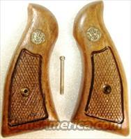 Grips S&W K L Square Butt Service Magna style 1970s Goncalo Alves Good Refinish Smith & Wesson  Gunstocks, Grips & Wood