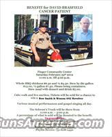 Smith & Wesson .38 Special 642-2 Raffle Tickets - Benefit for Tennessee State Trooper David Brasfield, Cancer Victim  Charity Raffles