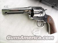 Ruger .45 Colt Bisley Vaquero 4 5/8 Bright Stainless 1999 First Year of only 6 Year Run Excellent in Box with Papers KRBNV44 Long Colt caliber  Ruger Single Action Revolvers > Blackhawk Type