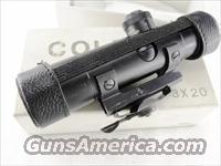 Colt Scope 3x20 AR-15 Excellent in Box with Covers ca. 1980 AR15  Scopes/Mounts/Rings & Optics > Tactical Scopes > Other Head-Up Optics