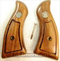 Grips S&W K L Square Butt Service Magna style 1970s Goncalo Alves Good Refinish Smith & Wesson  Gunstocks, Grips & Wood