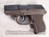 Kel-Tec .380 Auto Lightweight Thin Frame 7 Shot OD Chocolate & Blue Brand New in Box Brown Dark Earth Keltec Kel Tech 380 Automatic  Kel-Tec Pistols > Pocket Pistol Type
