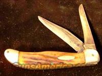 Knife: Case pre-5265 Stag Circle C 1940s Good Blem  Knives/Swords > Knives > Folding Blade > Imported