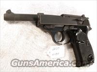 Walther 9mm P-38 variant P1 Lightweight Parkerized Steel Excellent 1977 P38 P-1 Federal German Police Bundespolizei CA OK  Walther Pistols > Post WWII > P38