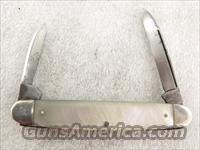 Case Mother of Pearl Circle C Pen Knife Very Good Buffed 1920s Case Tested   Knives/Swords > Knives > Folding Blade > Imported