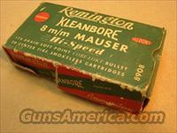 Ammo Box: Rem Kleanbore 1940s 8mm Mauser Box & Fired Brass Good Cond  Collectible Cartridges