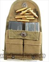 Ammo: .30 M-1 Carbine Korea w/2 Magazines &  Case Double OD Green 1956 Exc  Collectible Cartridges