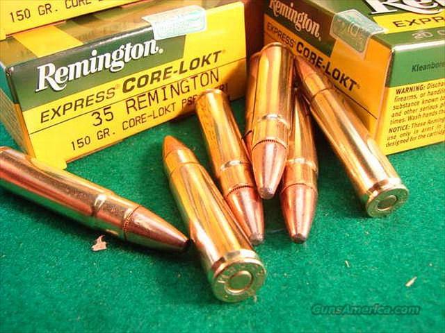 Ammo: .35 Remington Core Lokt 150gr 6 Box Lots 120 Rounds
