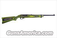 BRAND NEW! RUGER 10/22 22LR SEMI GREEN LAMINATE  Ruger Rifles > 10-22
