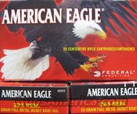 Federal 223 Rem 55 gr FMJ American Eagle 500 AE223  Non-Guns > Ammunition