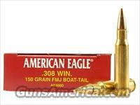Federal American Eagle 308 Win. 150 Gr FMJ BT AE308D New   Non-Guns > Ammunition