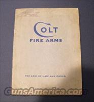 Colt Firearms Book 1929  Books & Magazines