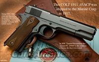 COLT 1911 .45 USMC  Colt Automatic Pistols (1911 & Var)