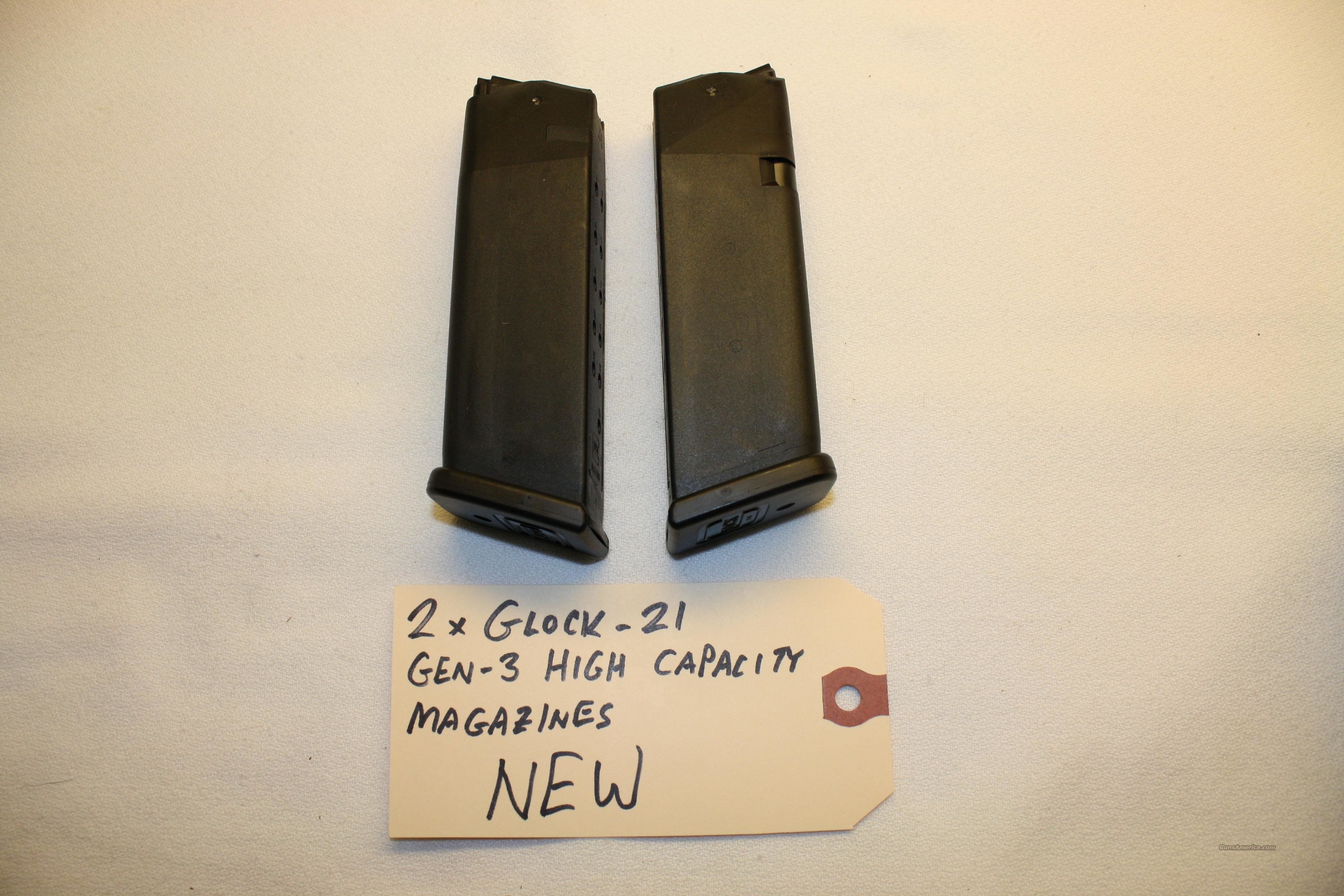 NEW Glock21 HIGH CAPACITY Magazine... for sale at