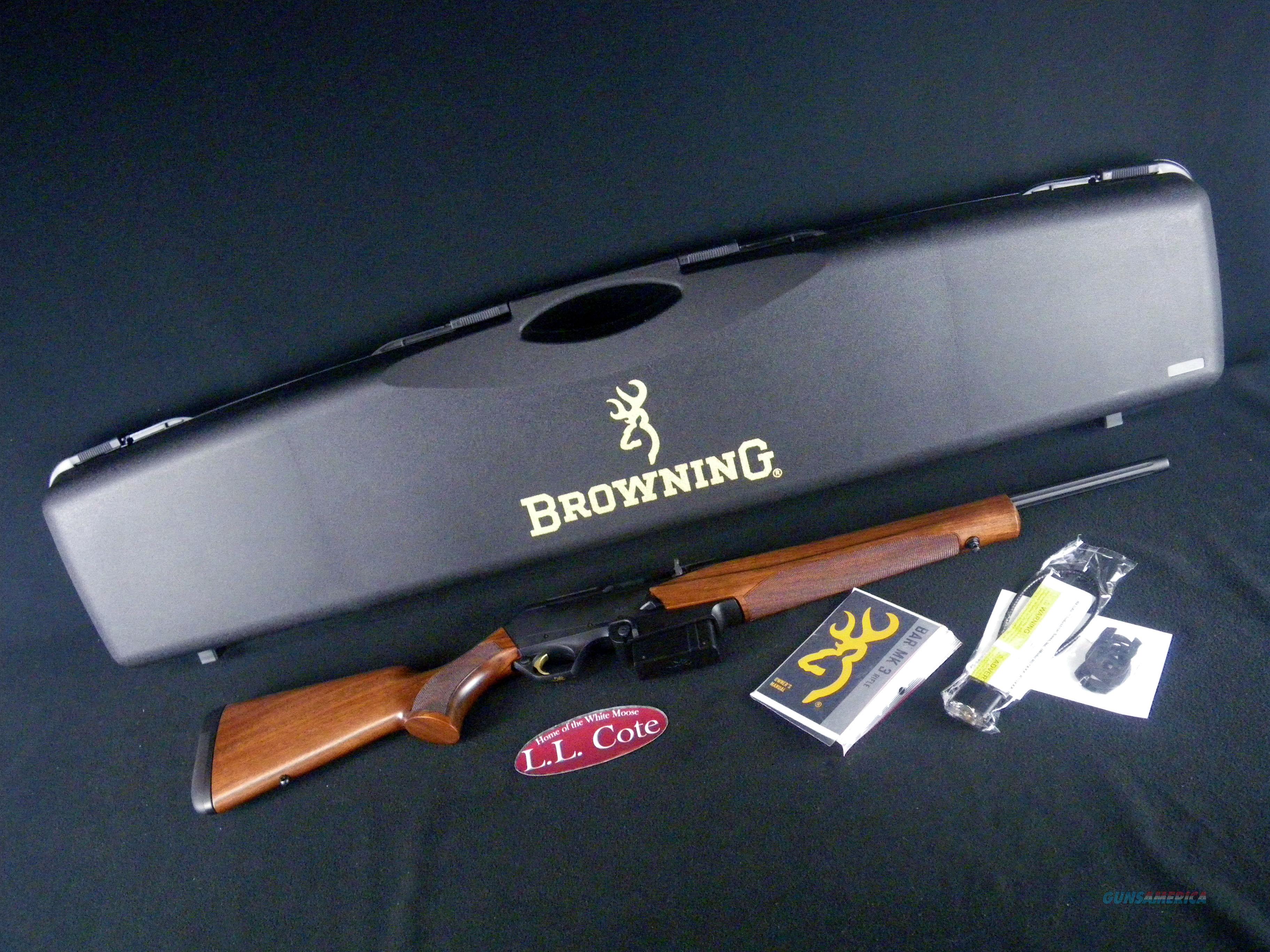 Browning Bar Mk3 Dbm Wood 308 Win 18 031065218 For Sale