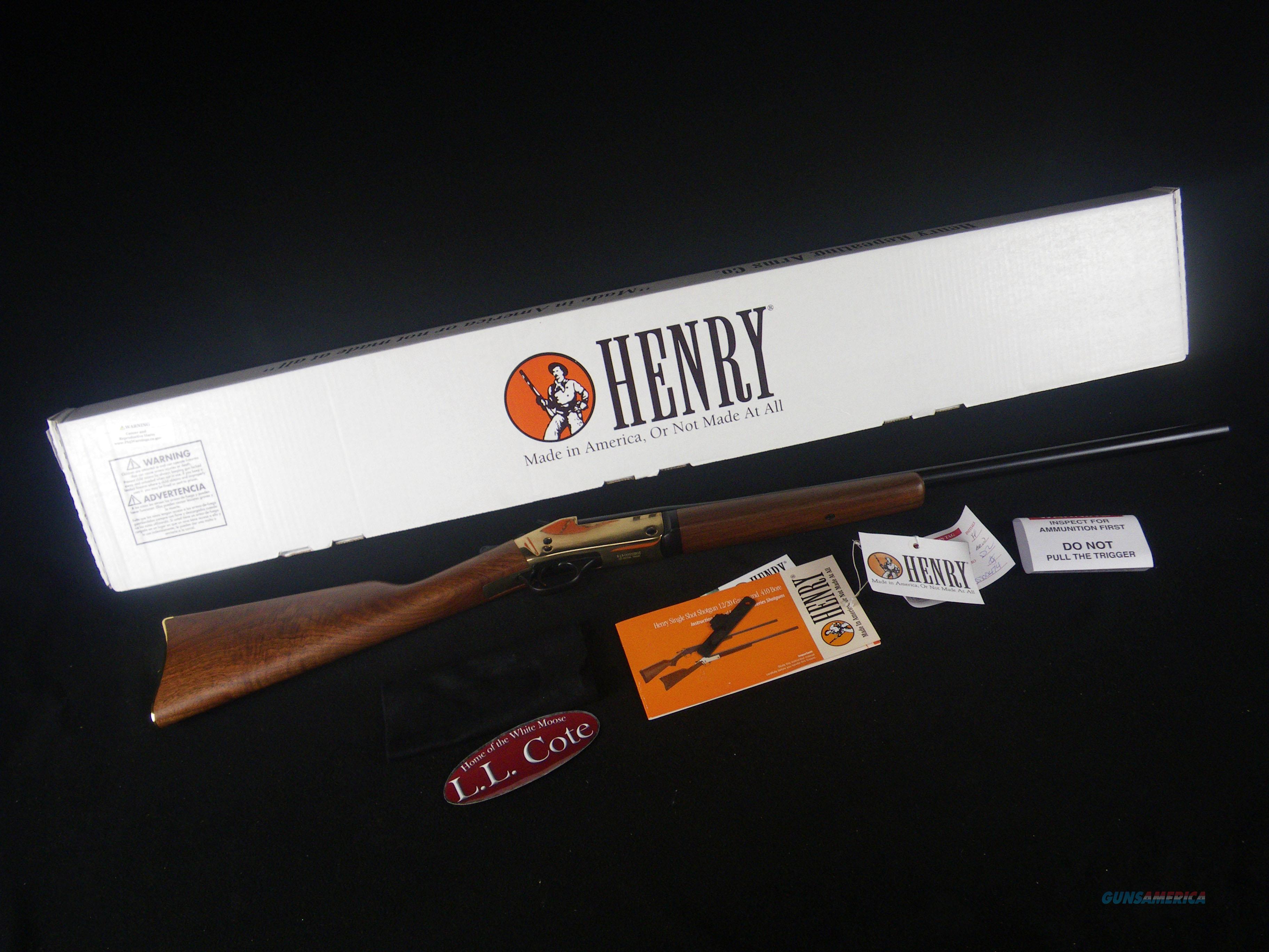 Henry Single Shot Shotgun Brass 12g... for sale at