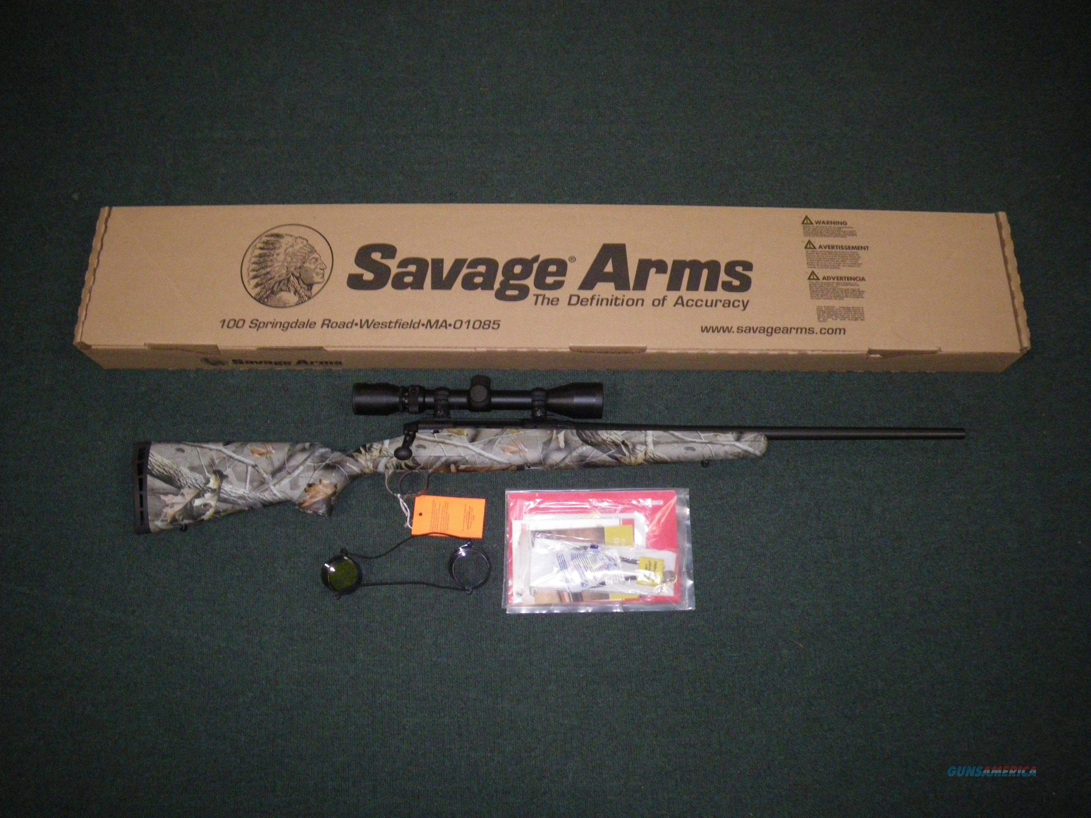 Savage Axis Xp Camo 243 Win 22 4 Rnd New 1924 For Sale