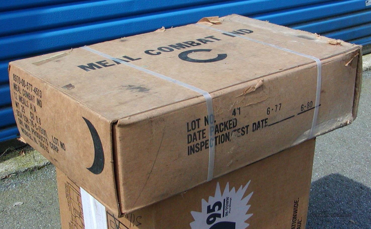 CRations, 12meal case for sale