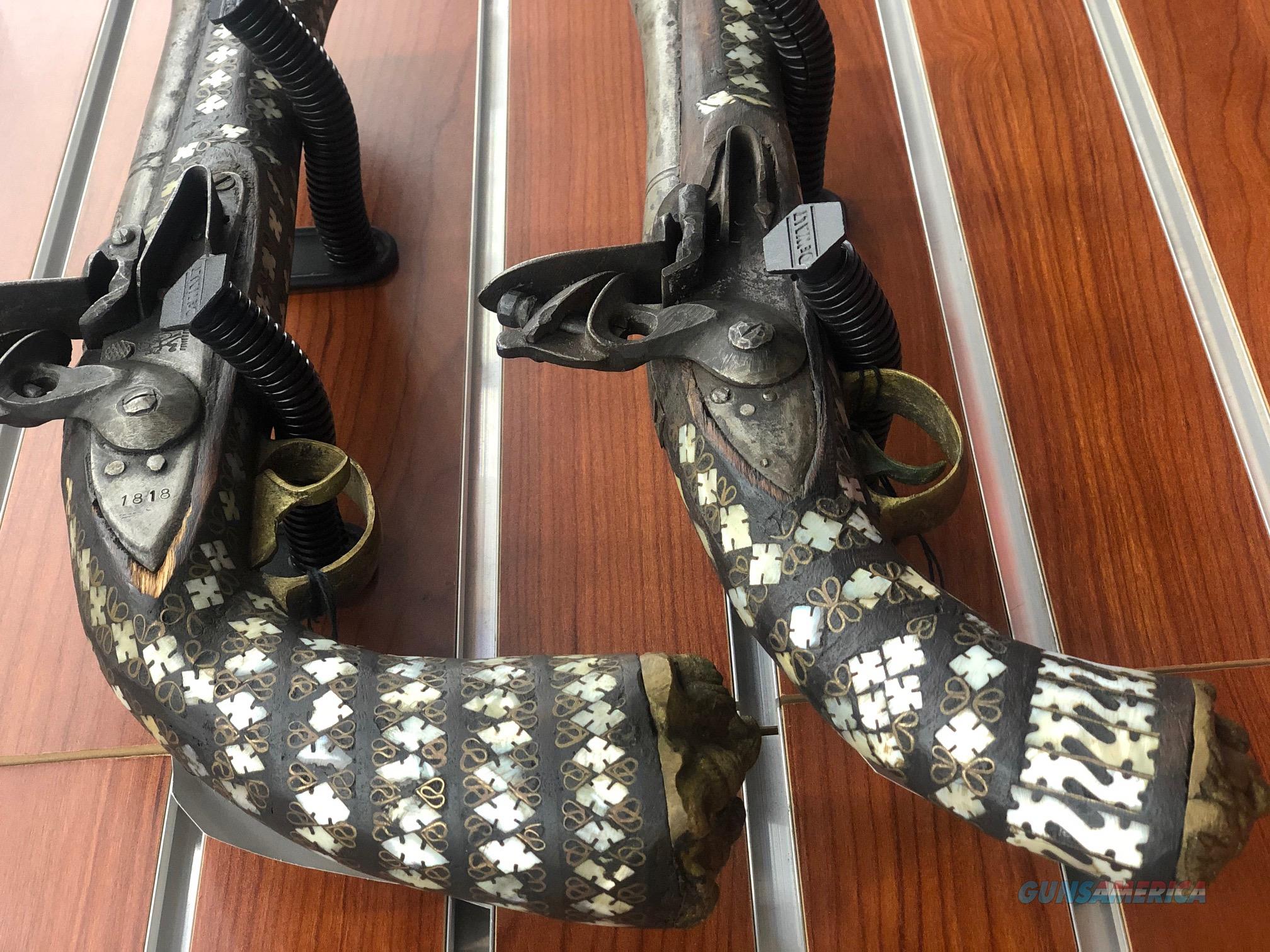 ANTIQUE AFGHAN FLINTLOCK PISTOLS for sale at 969476040