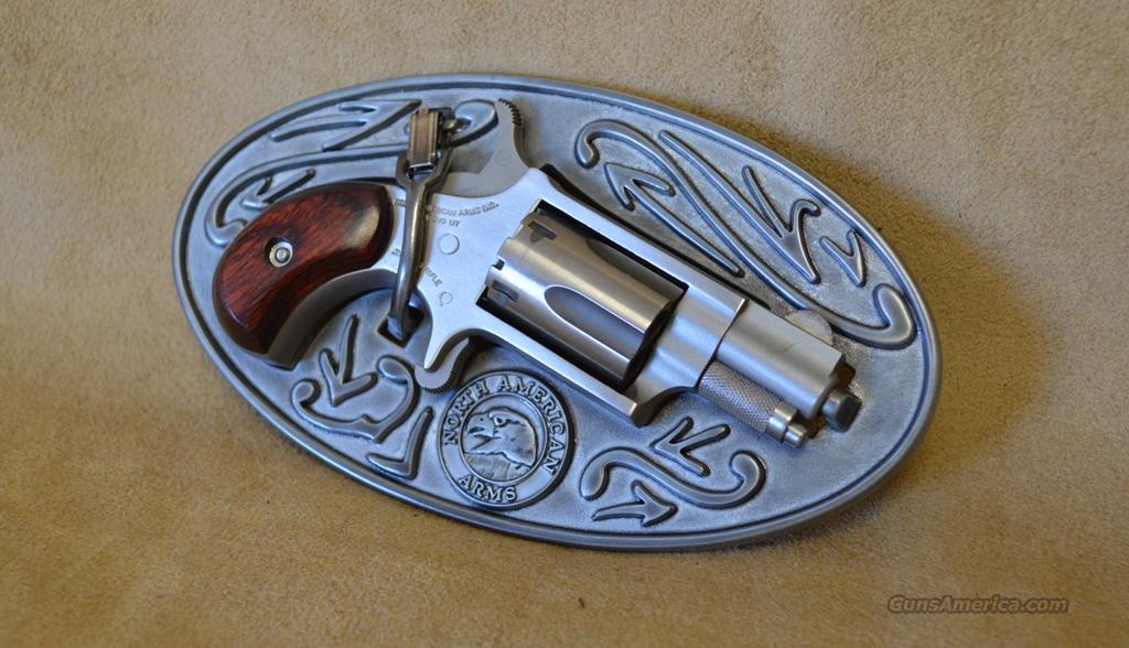 North American Arms Belt Buckle Revolver 22 L... for sale