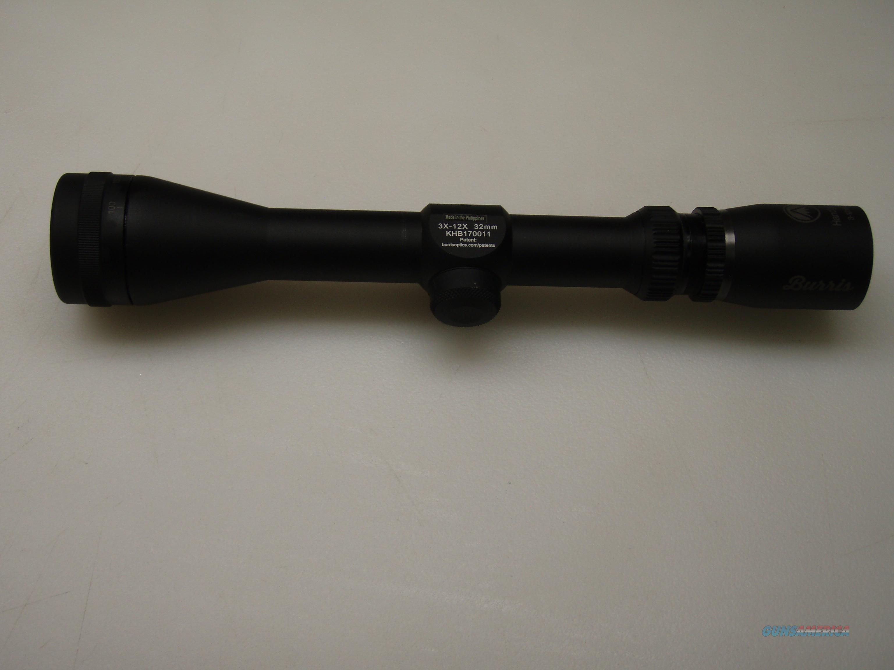 Burris 3 x 12 Handgun scope PA for sale at 954826344