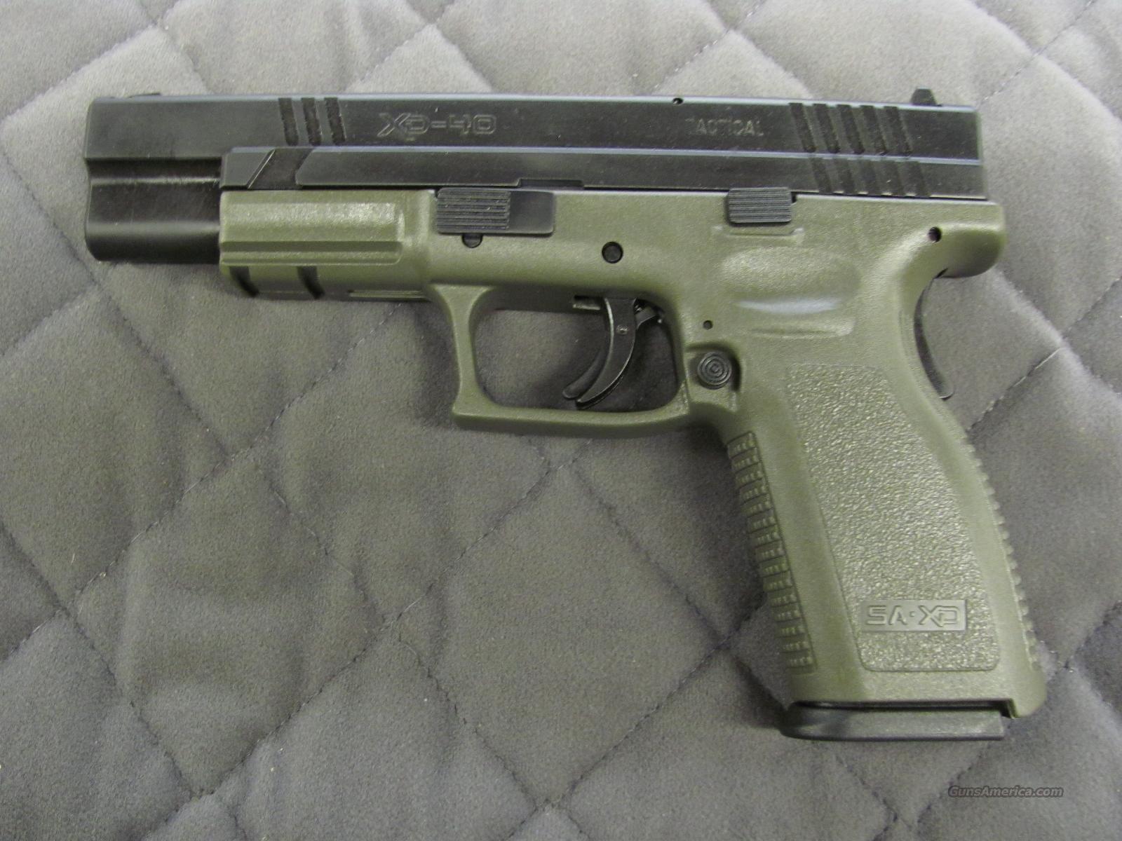Springfield XD Tactical 40 S&W OD G... for sale at