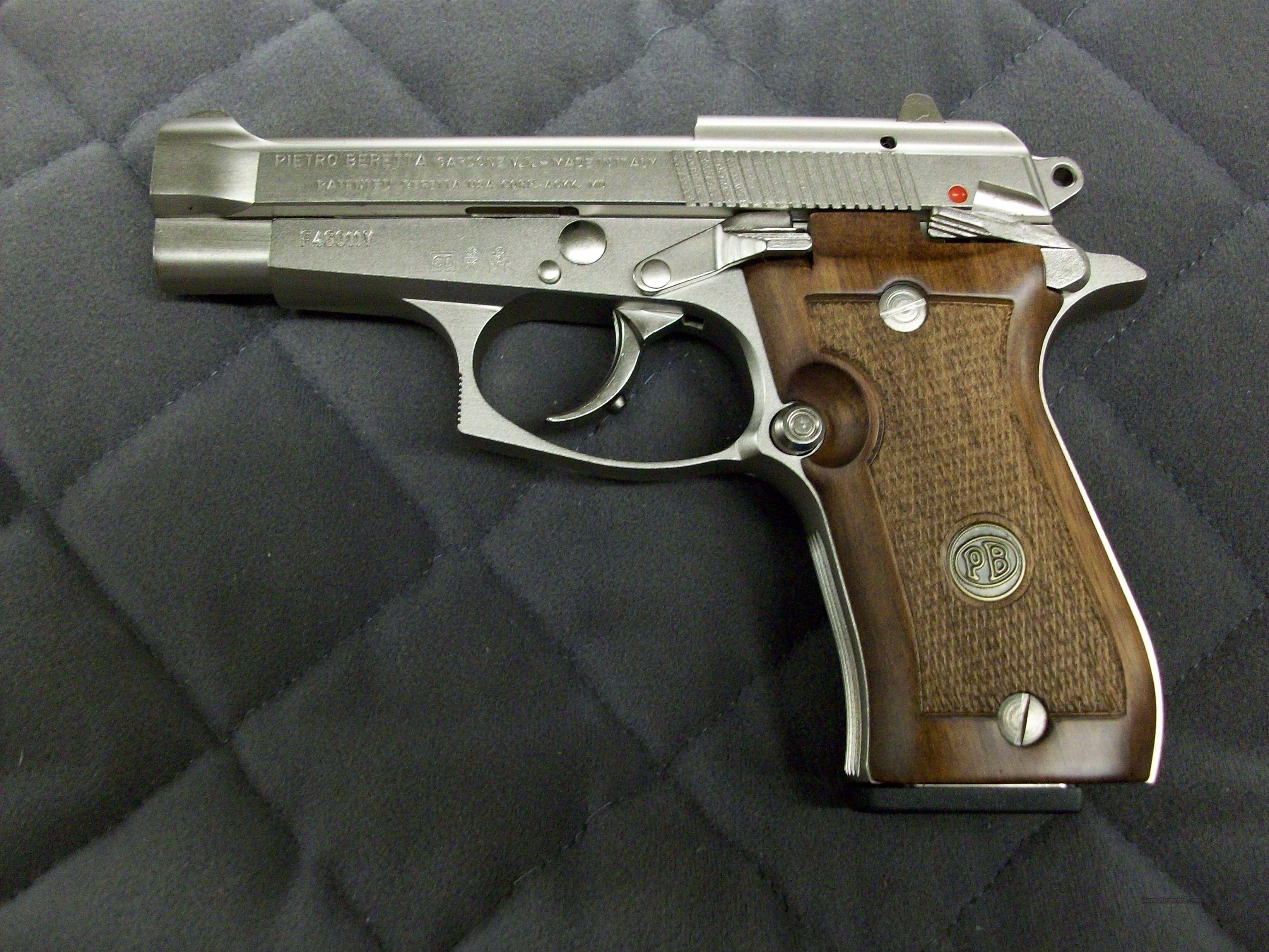 is excited to be able to offer the Beretta 85FS Nickel 380 auto. 