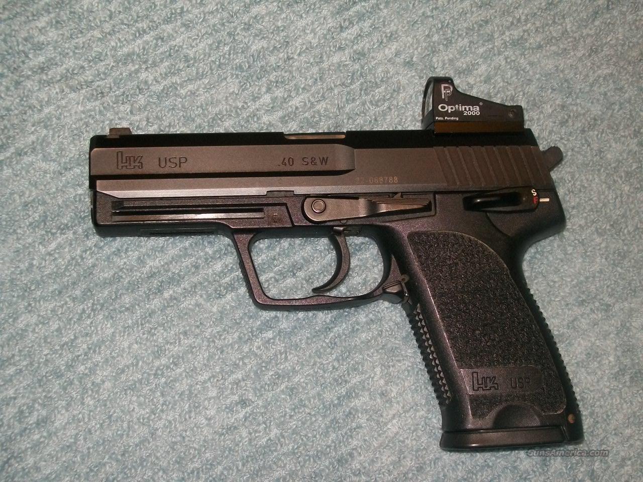 H&K USP40 w/Tasco Optima 2000 Red D... for sale at