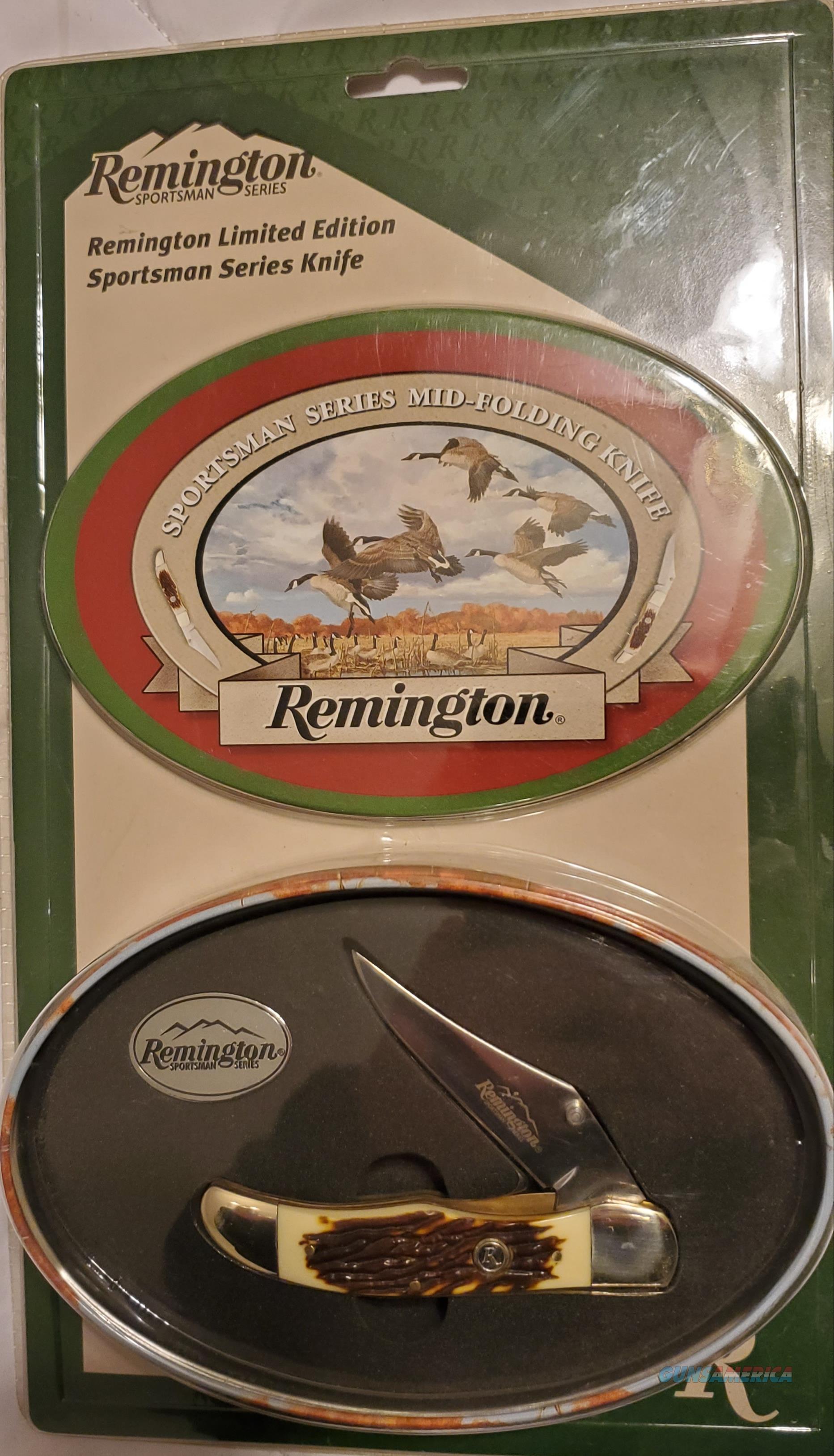 Ltd Edition Remington Folding Knife & Tin Set S... for sale