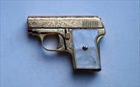 ASTRA 200 SEMI AUTOMATIC PISTOL - ENGRAVED - GOLD PLATED