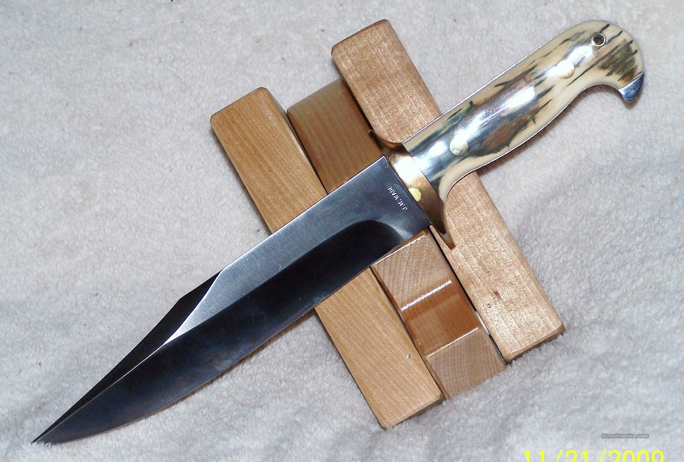 HANDMADE MAMMOTH TUSK IVORY BOWIE K... for sale at