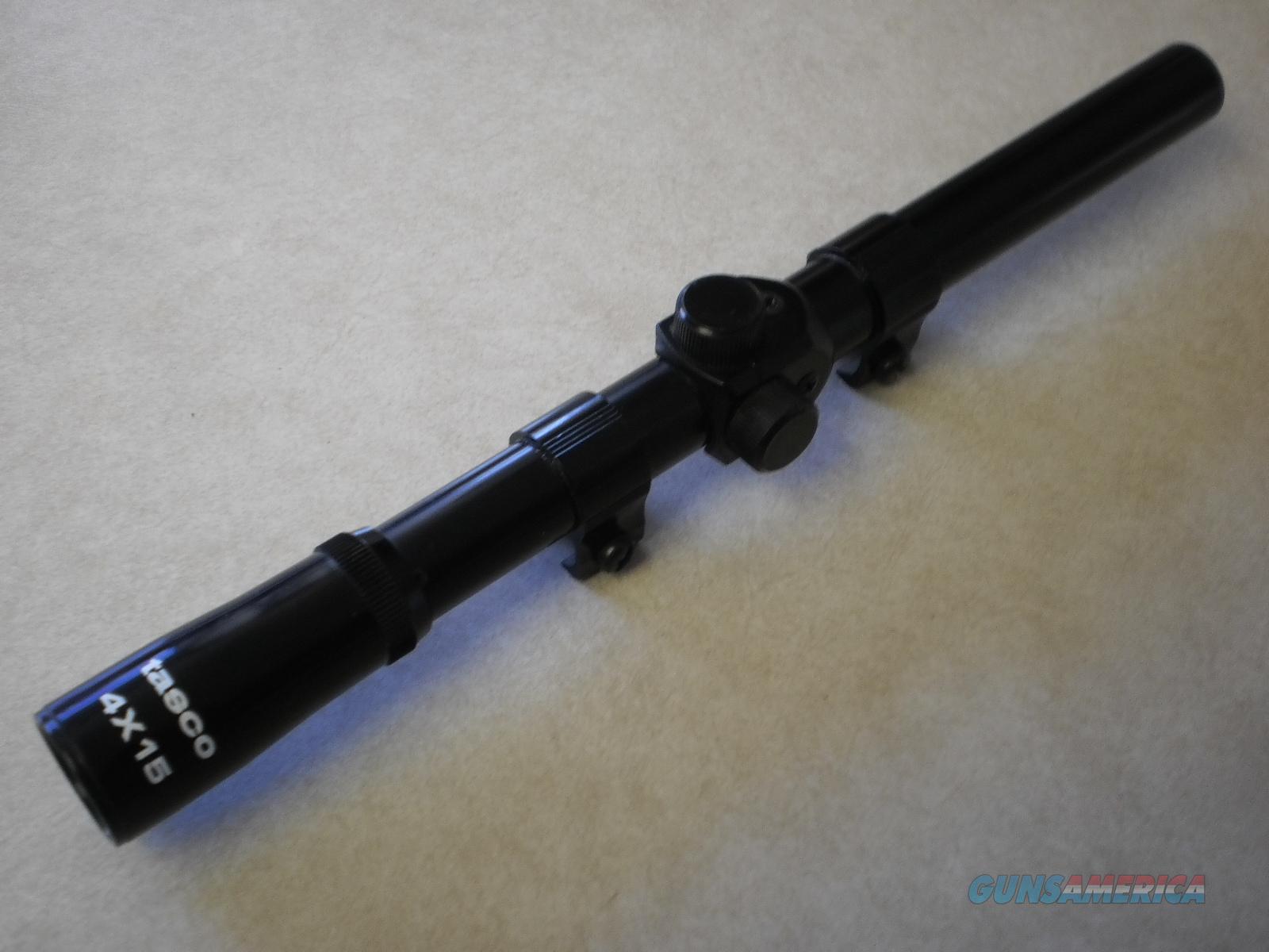LIKE NEW TASCO 4X15 .22 OR PELLET G... for sale at