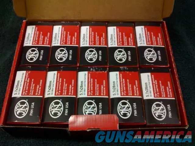 FNH 5.7X28 5.7 x 28 SS198 SS198LF PS90 LE 500 rounds