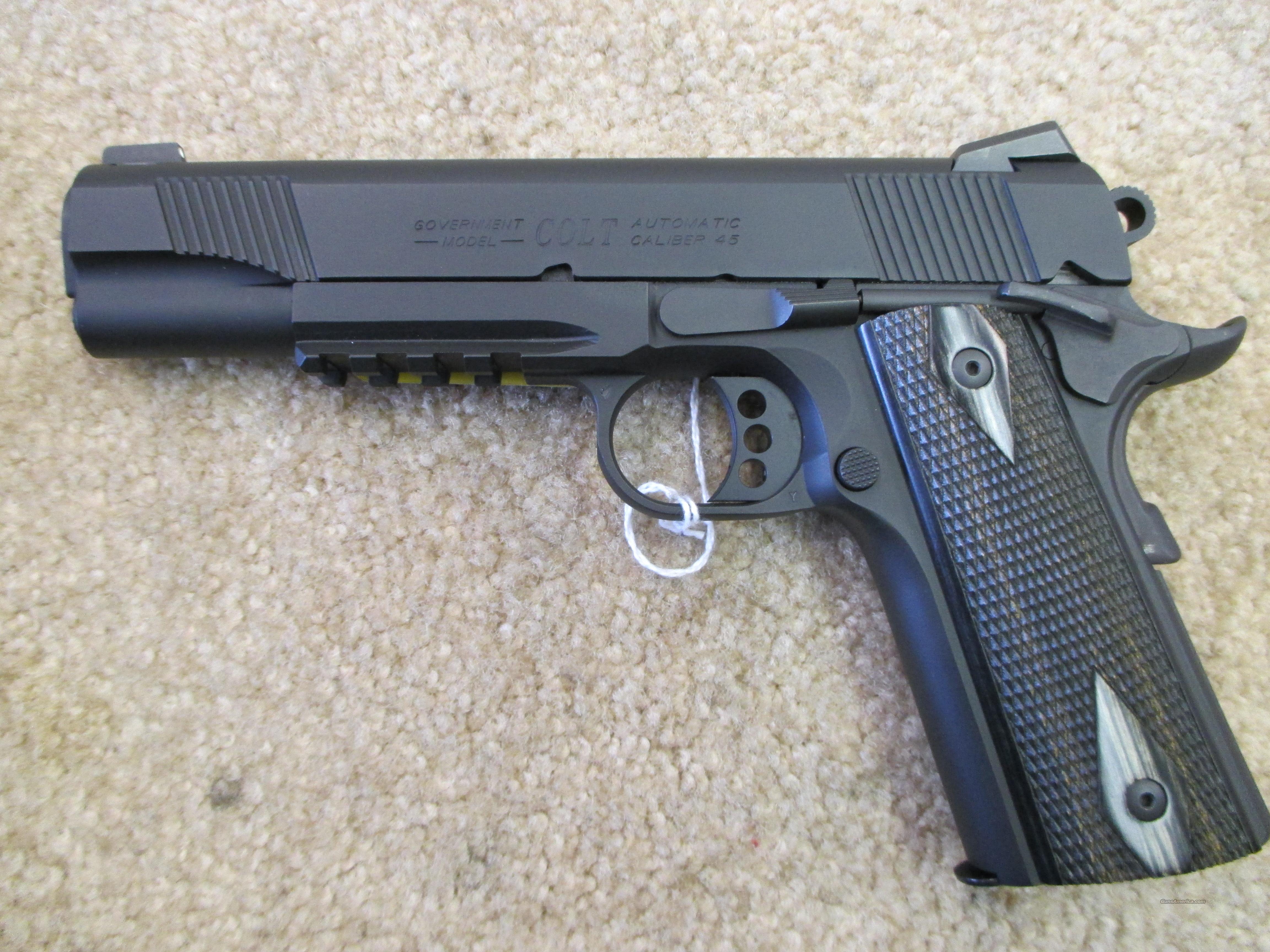 2(Pair) ..Colt 1911 Rail Guns, Blue... for sale at