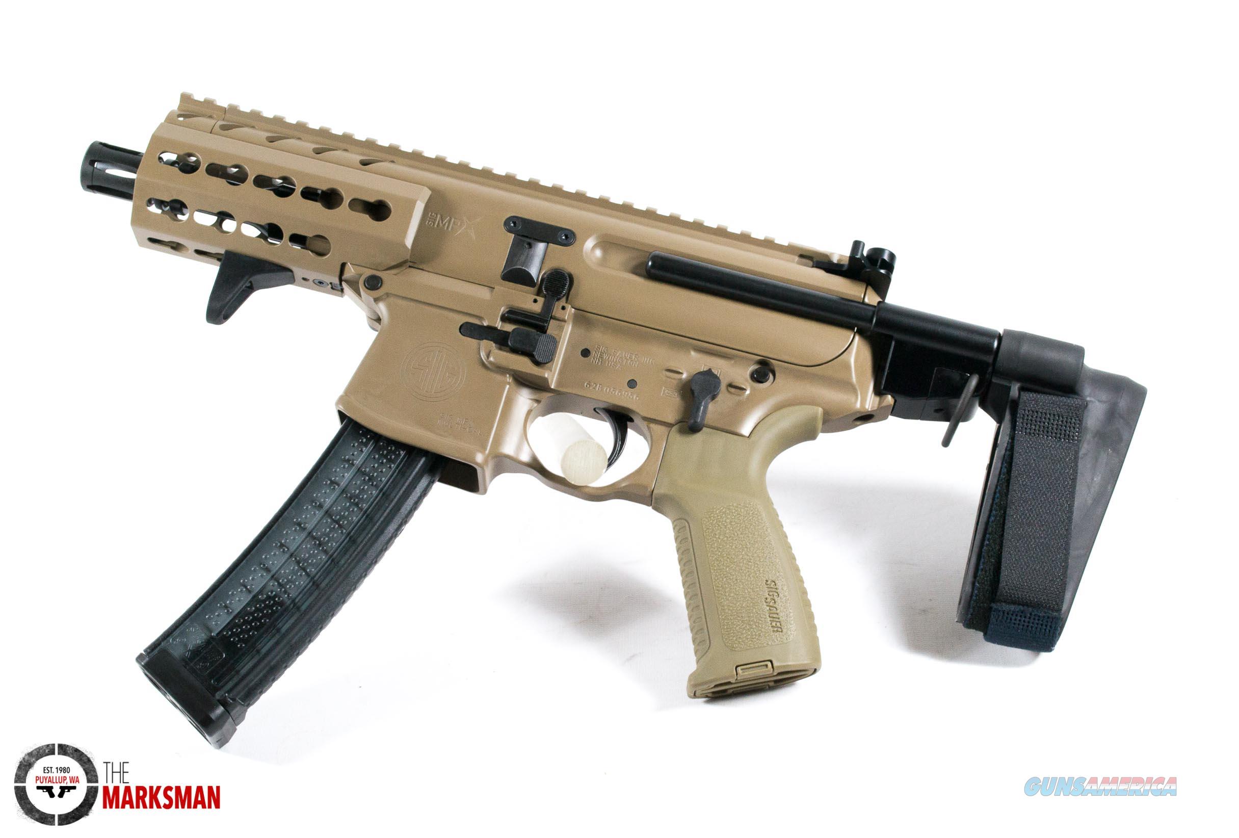 Sig Sauer MPX K PSB, 9mm, Flat Dark... for sale at