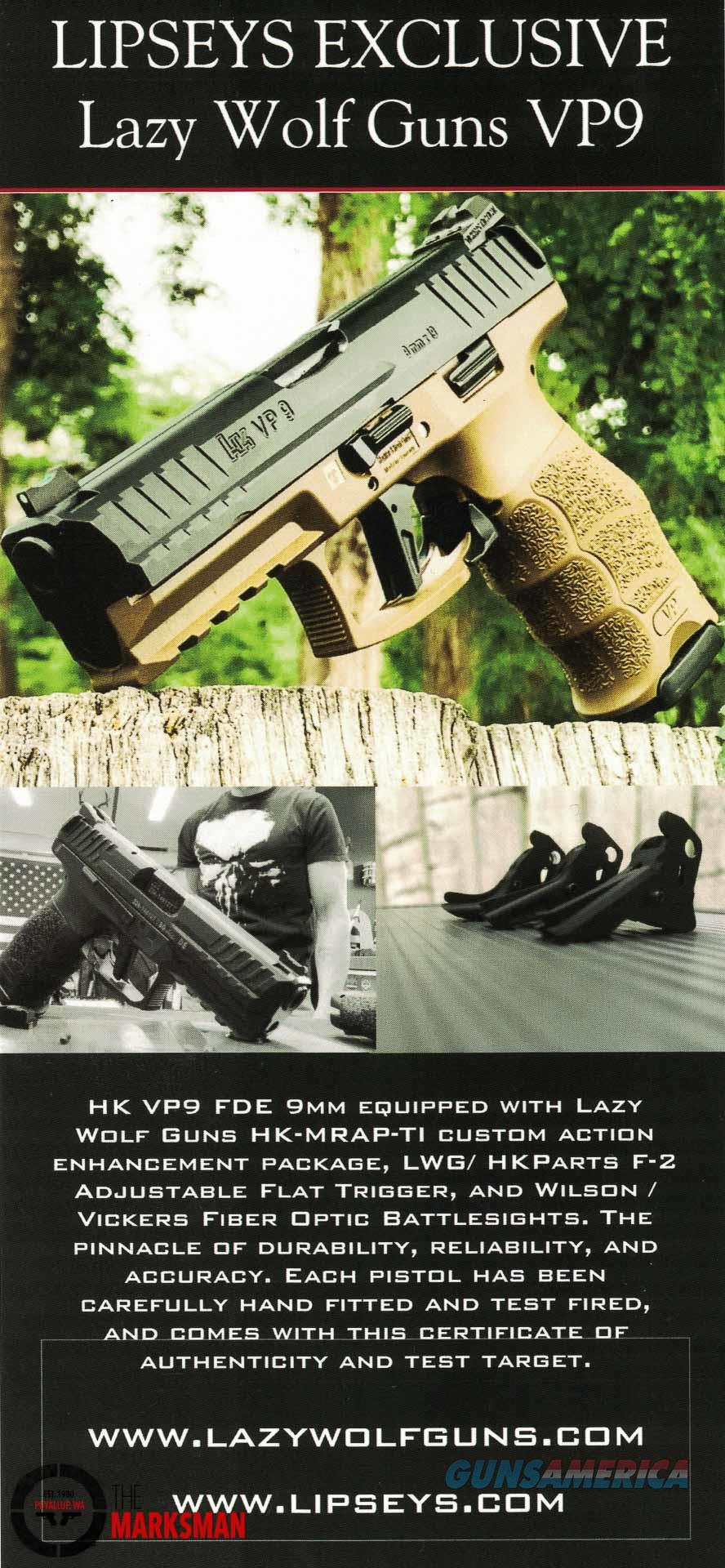 Heckler and Koch VP9, 9mm, Lipsey's... for sale at