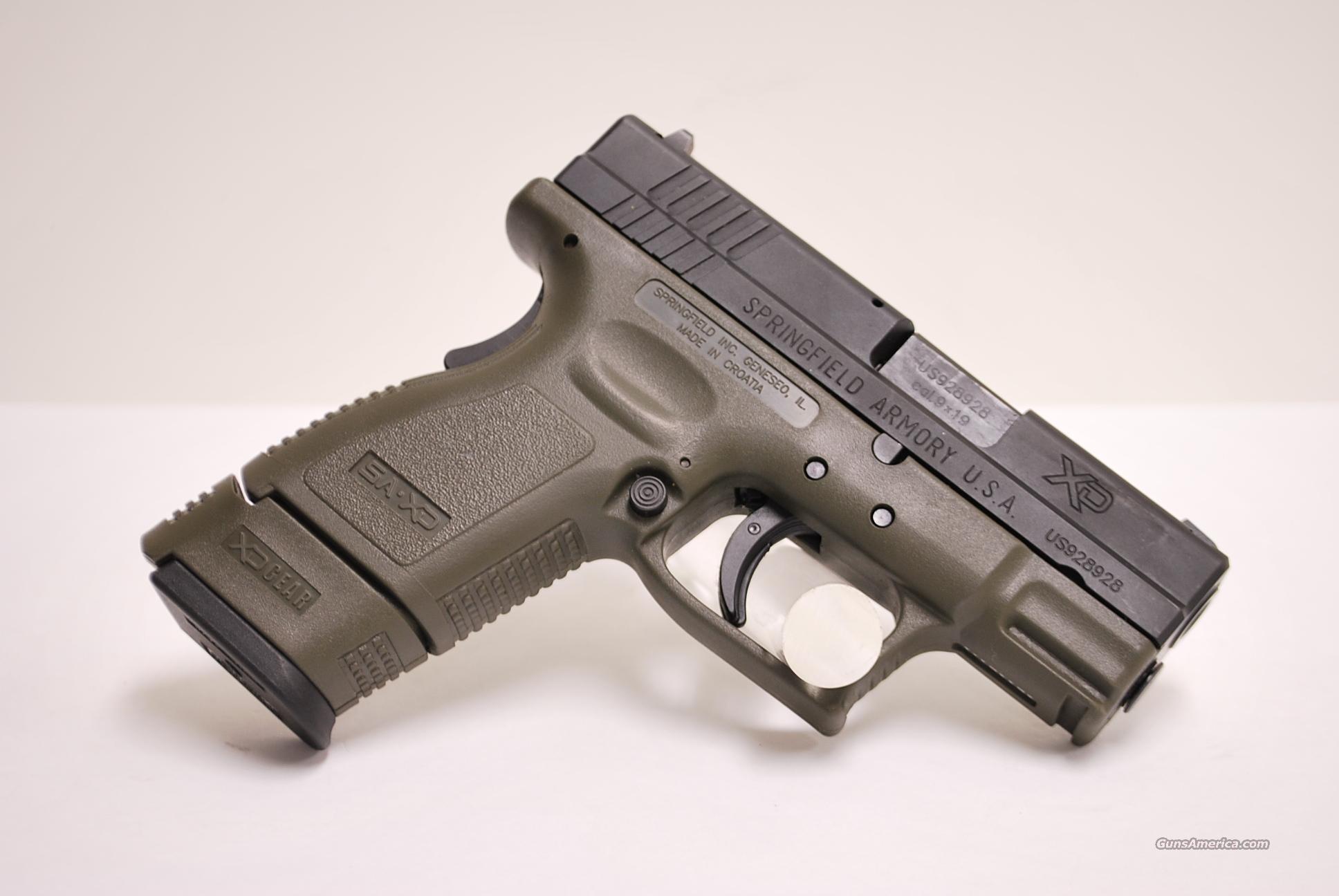 Springfield XD9 9mm, Oli... for sale at