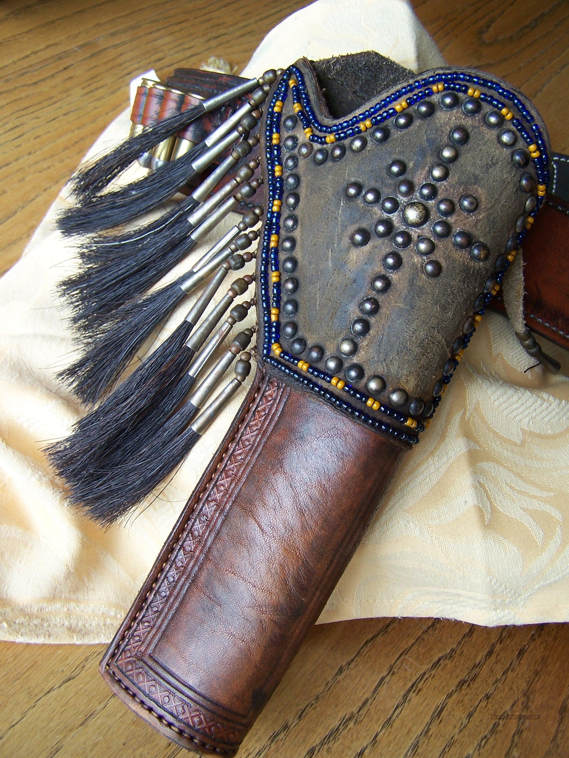 Handmade Beaded Fringed Holsters for sale at 925122811