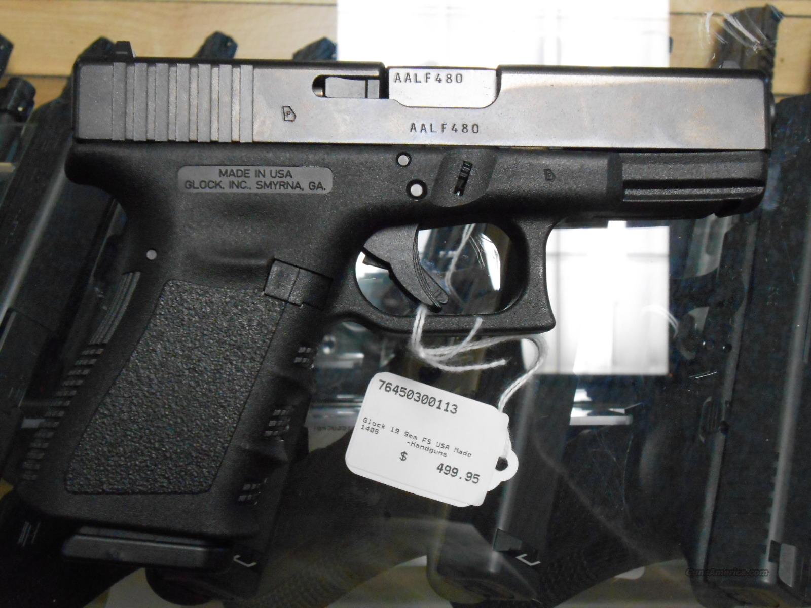 Glock 19 9mm FS USA MADE for sale at 984758943